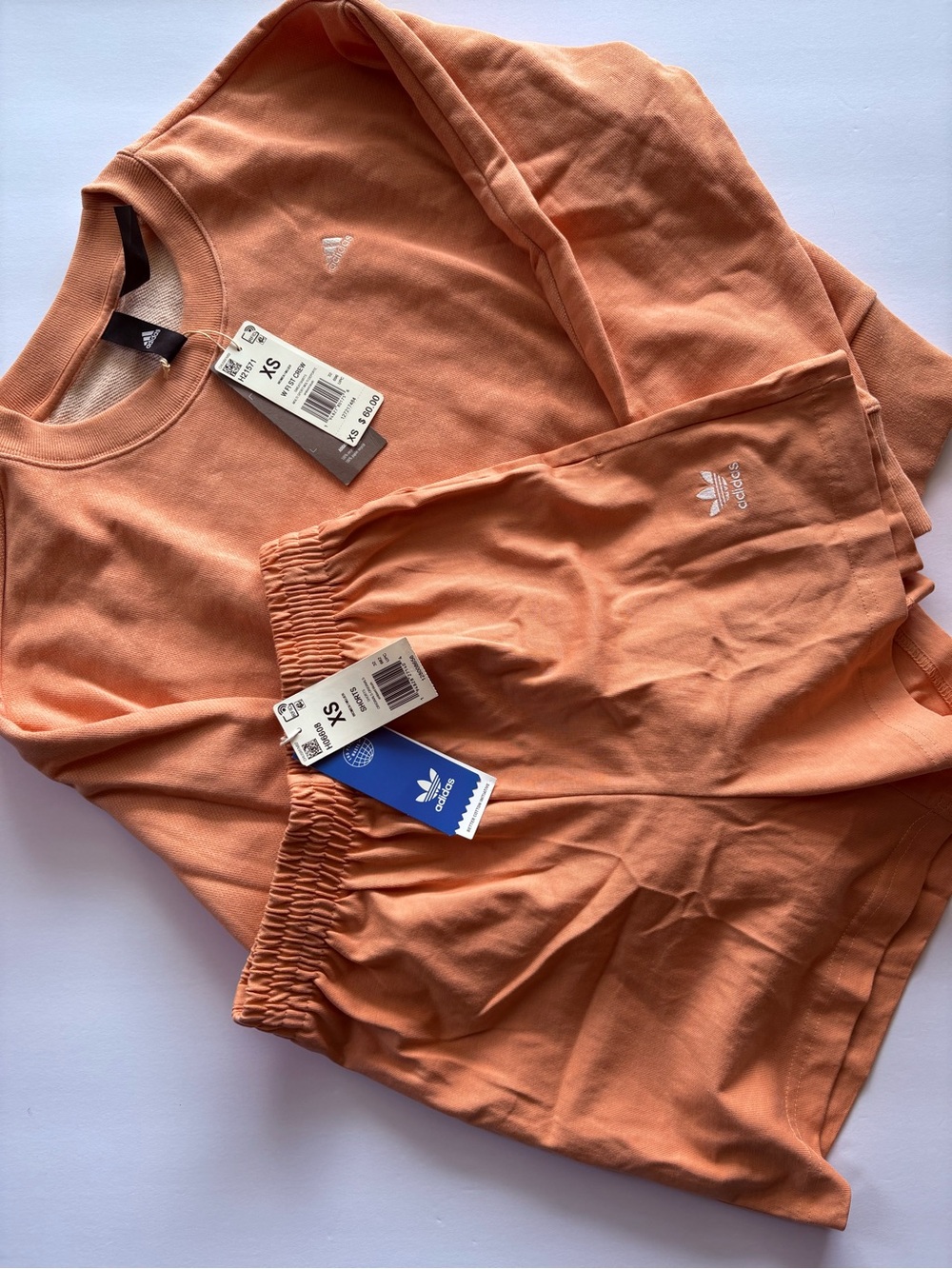 ORIGINAL ADIDAS Set short and Sweatshirt, color Ambient Blush